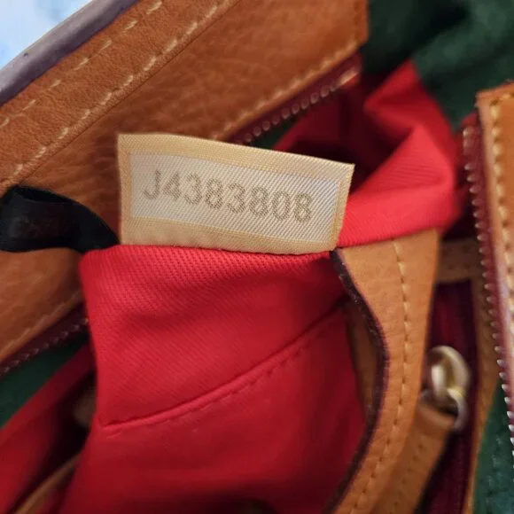 Dooney & Bourke Medium Pocket Satchel Tan Leather Tassel Bag Crossbody 8L977 - Picture 9 of 16